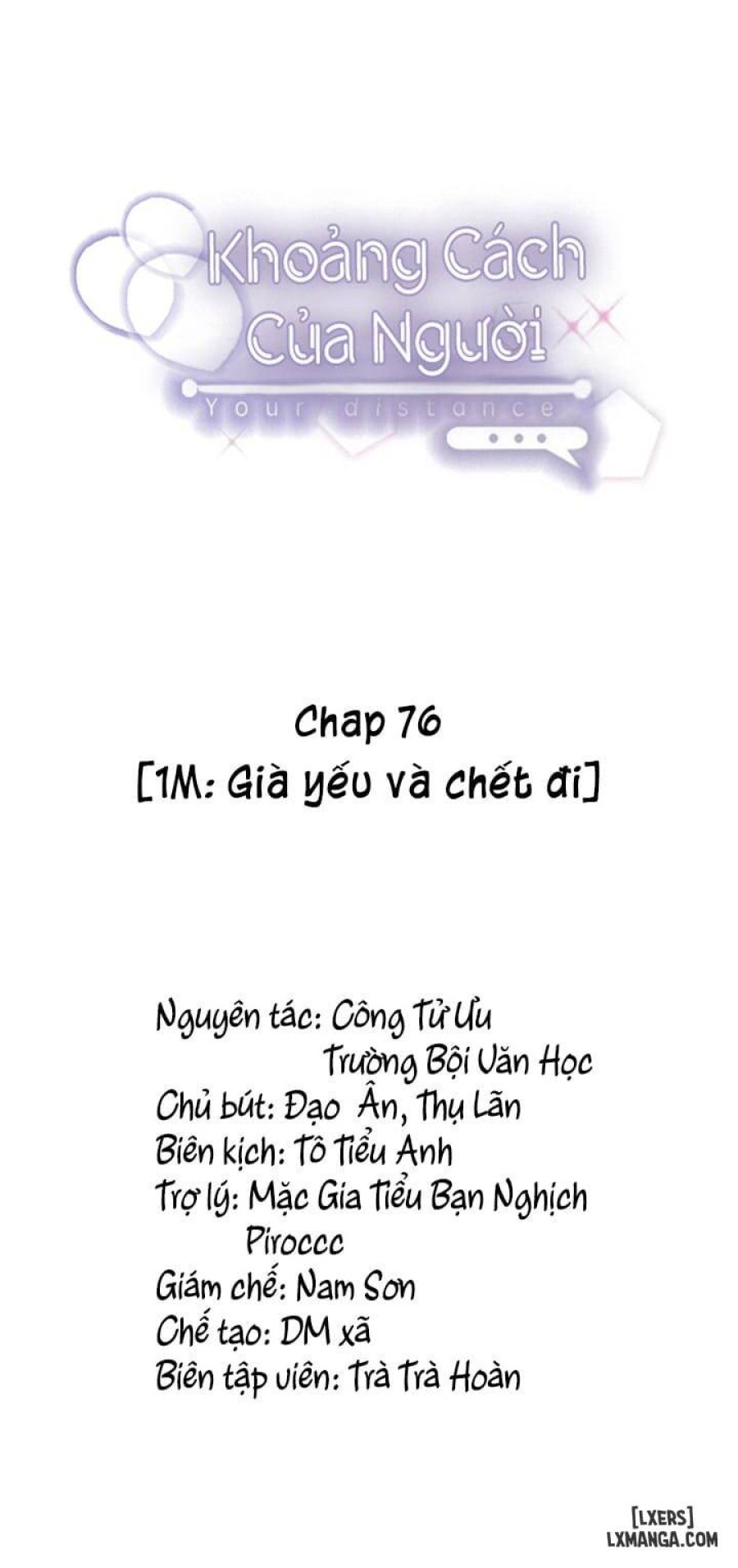 Khoảng cách của người 
