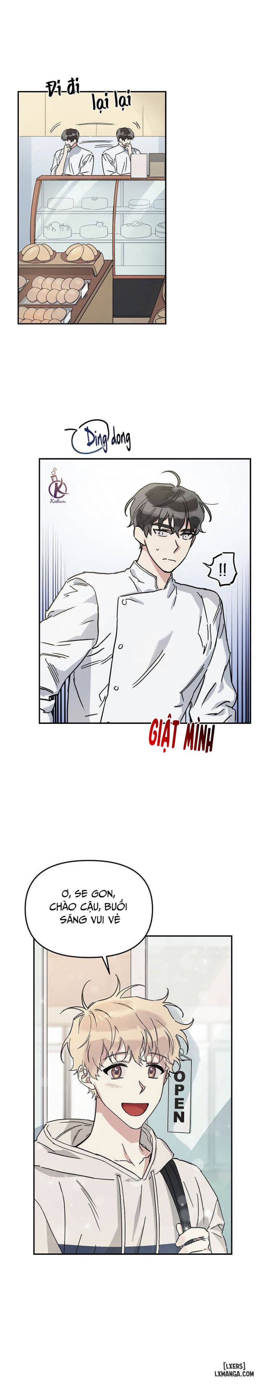 Nhân viên tiệm bánh ngọt 