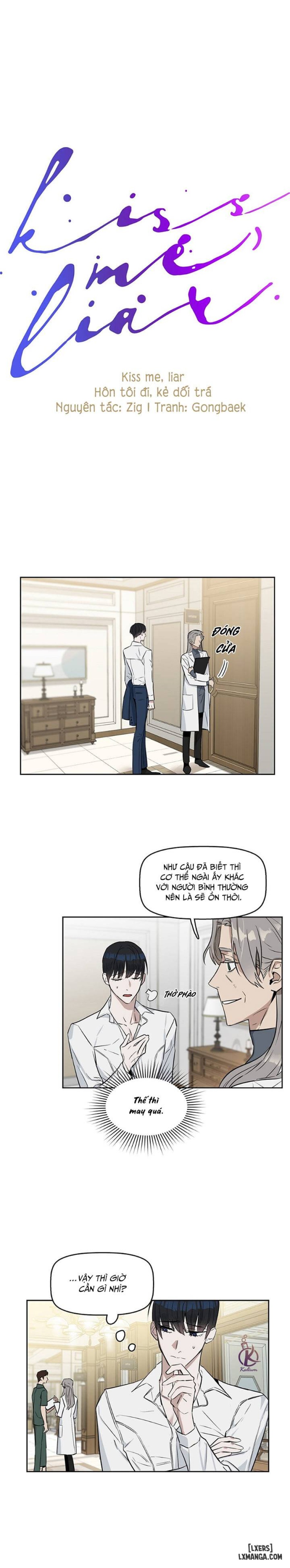 Hôn tôi đi, kẻ dối trá 