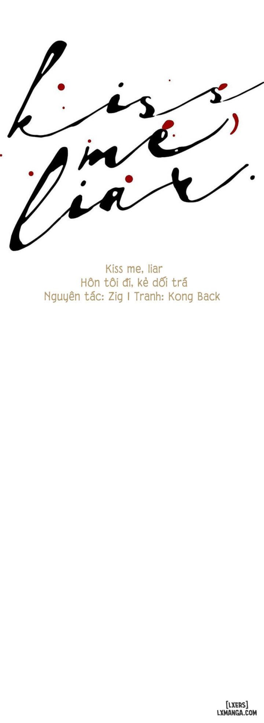 Hôn tôi đi, kẻ dối trá 