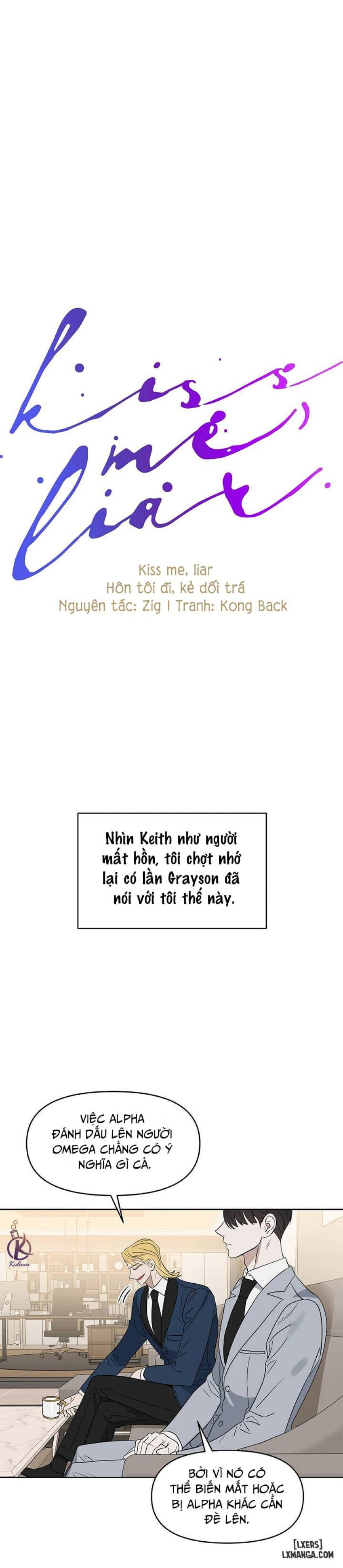 Hôn tôi đi, kẻ dối trá 