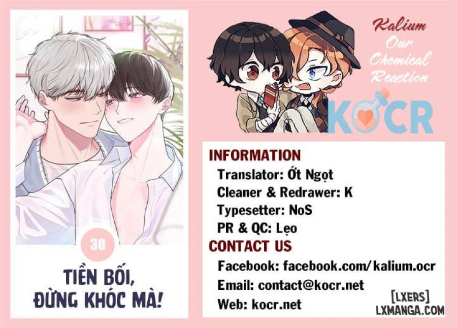 Tiền bối, đừng khóc mà! 