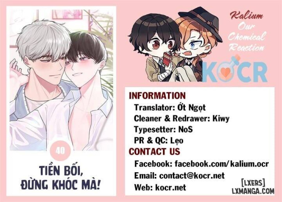 Tiền bối, đừng khóc mà! 