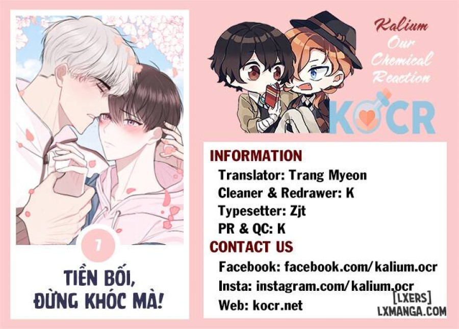 Tiền bối, đừng khóc mà! 