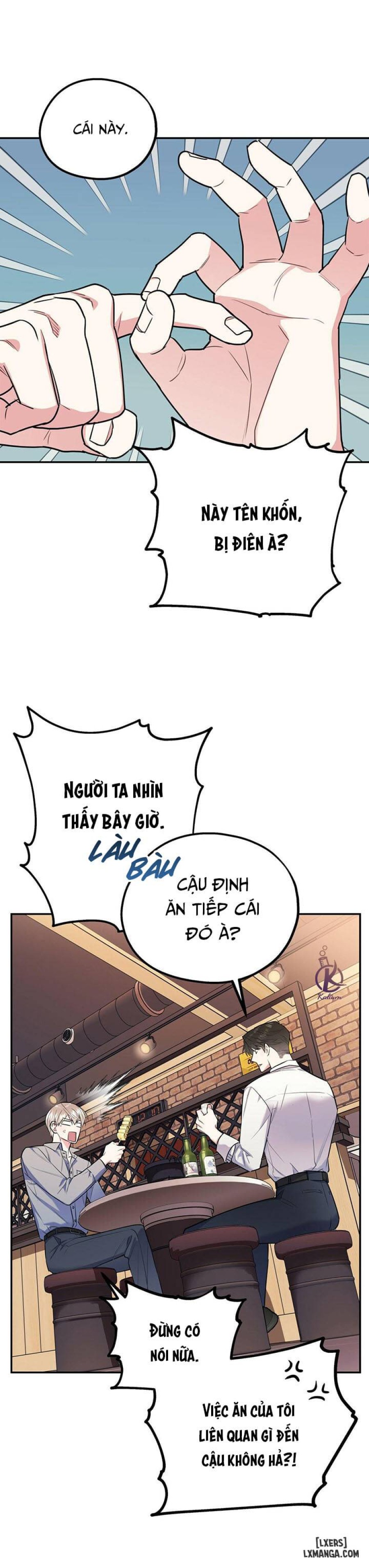 Tôi với cậu không thể như vậy được 