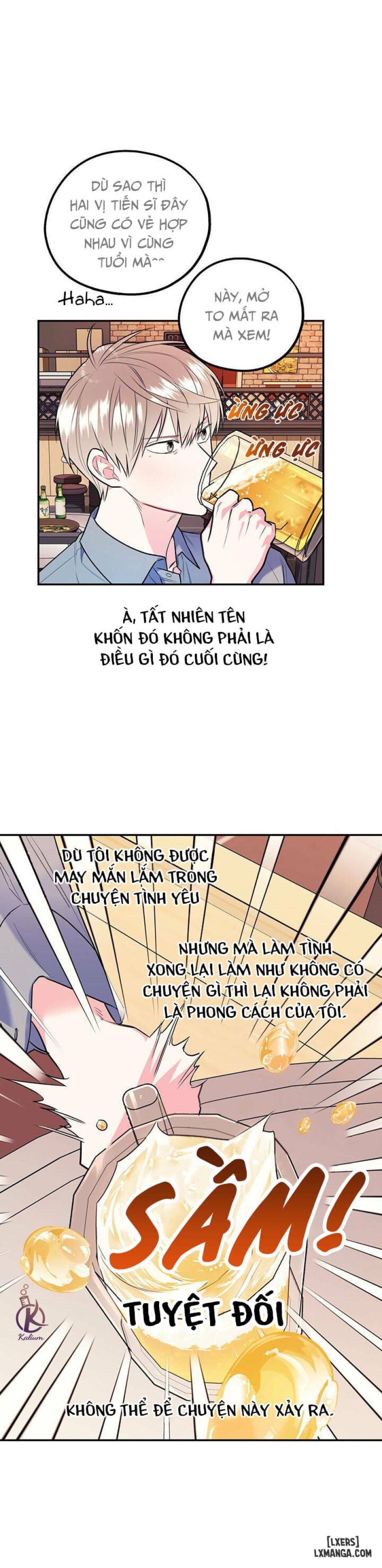 Tôi với cậu không thể như vậy được 