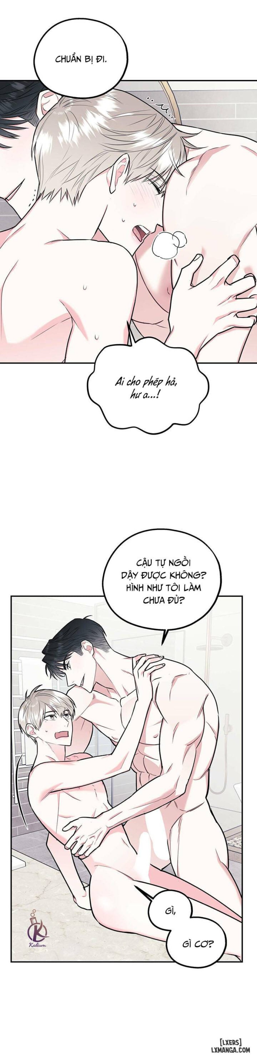 Tôi với cậu không thể như vậy được 