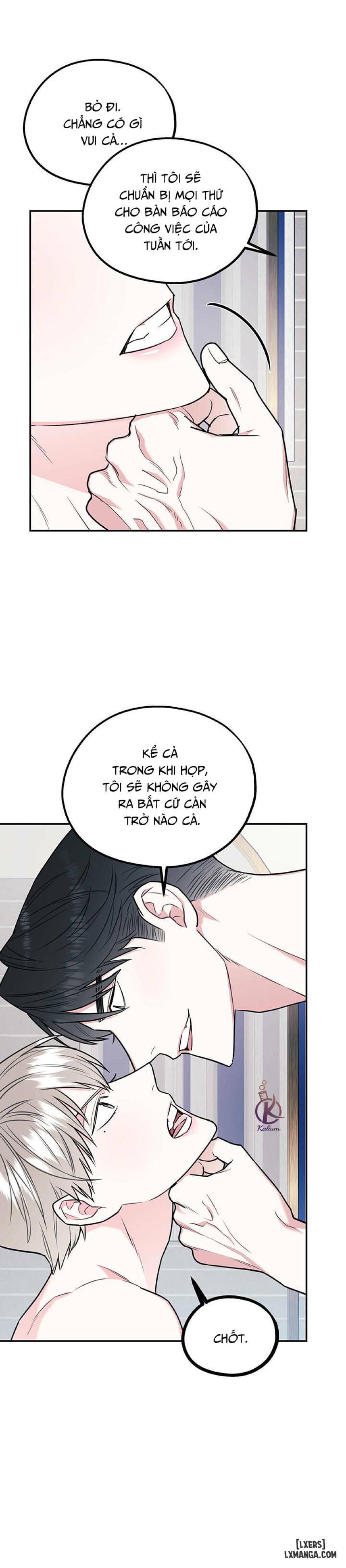 Tôi với cậu không thể như vậy được 