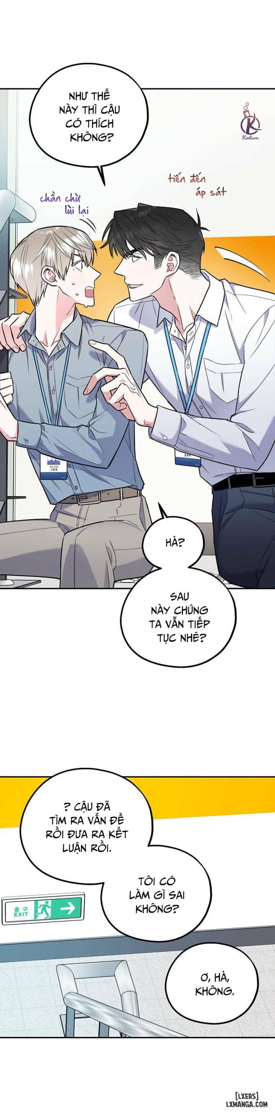 Tôi với cậu không thể như vậy được 