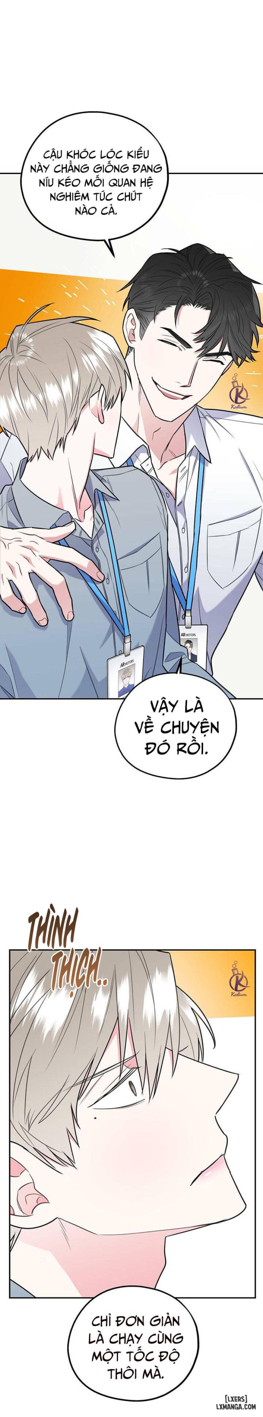 Tôi với cậu không thể như vậy được 