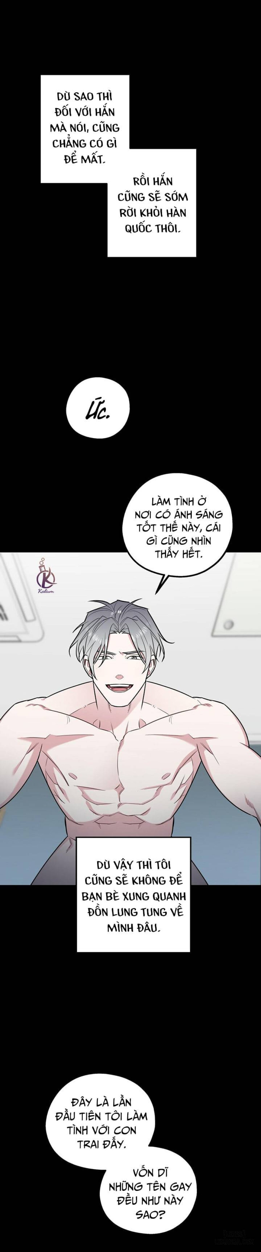 Tôi với cậu không thể như vậy được 