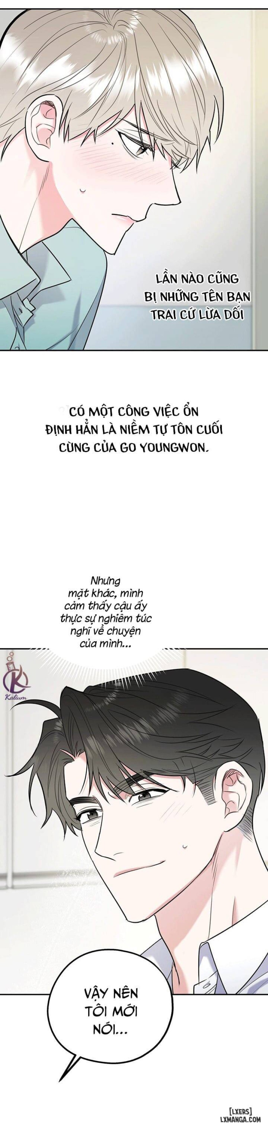 Tôi với cậu không thể như vậy được 