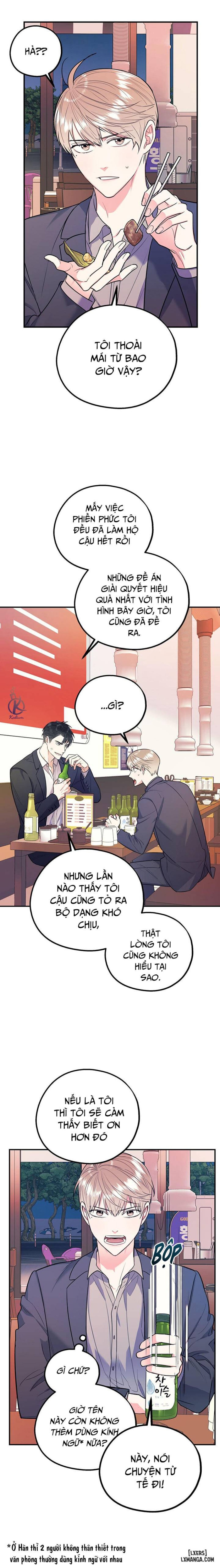 Tôi với cậu không thể như vậy được 