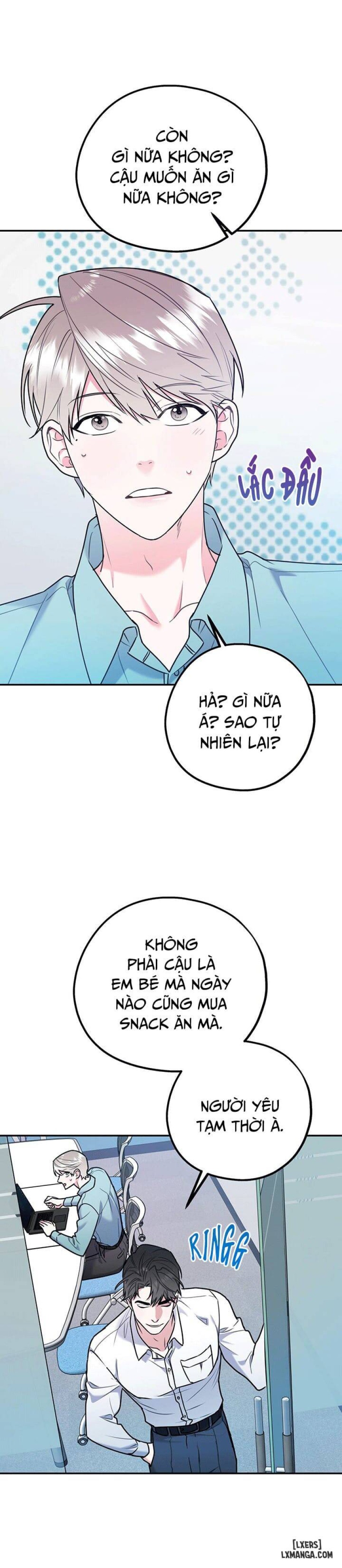 Tôi với cậu không thể như vậy được 