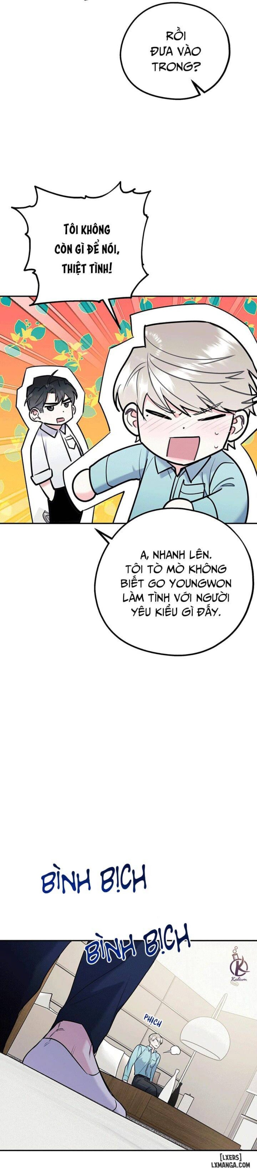 Tôi với cậu không thể như vậy được 