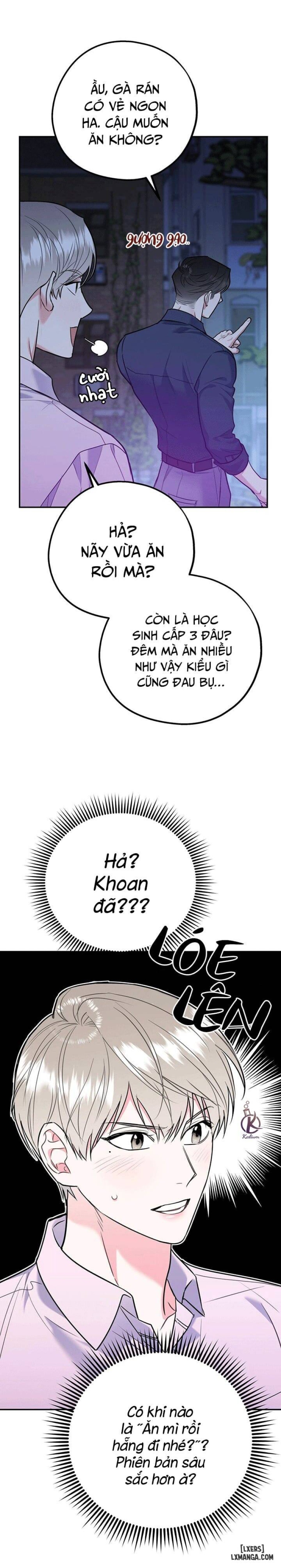 Tôi với cậu không thể như vậy được 