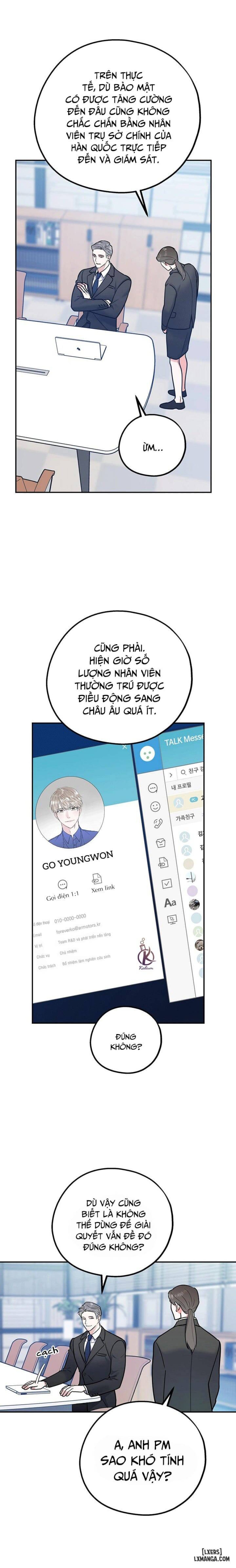 Tôi với cậu không thể như vậy được 