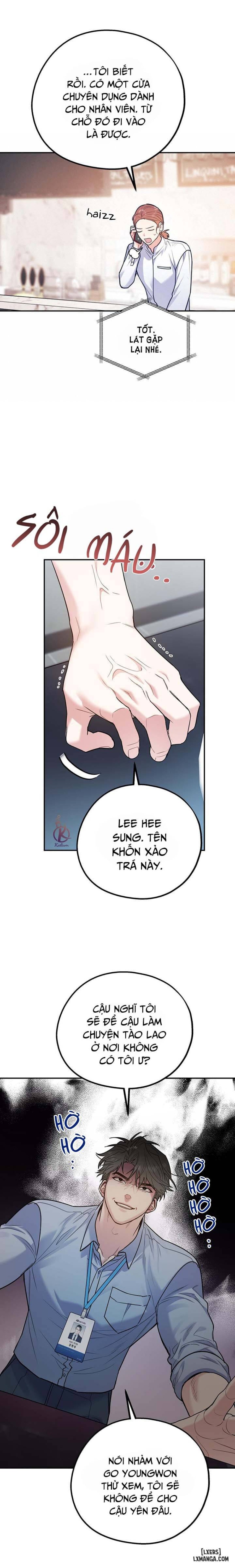 Tôi với cậu không thể như vậy được 