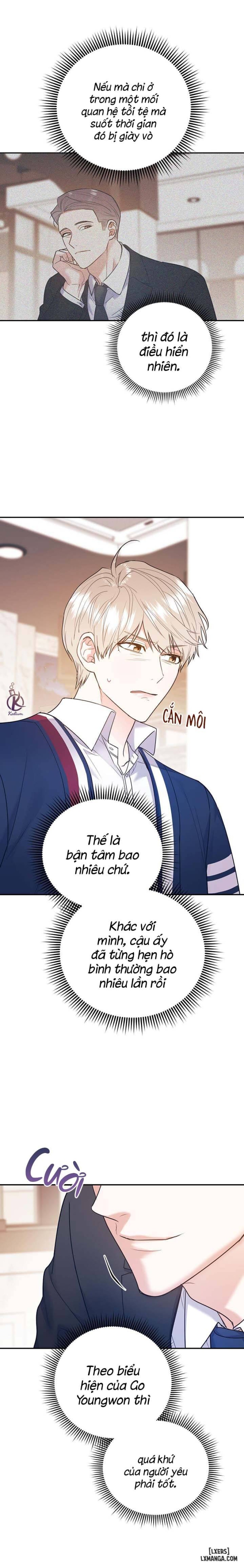 Tôi với cậu không thể như vậy được 
