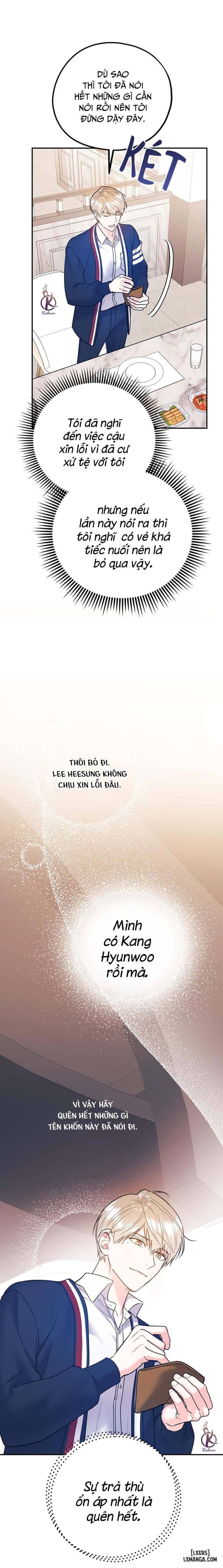 Tôi với cậu không thể như vậy được 