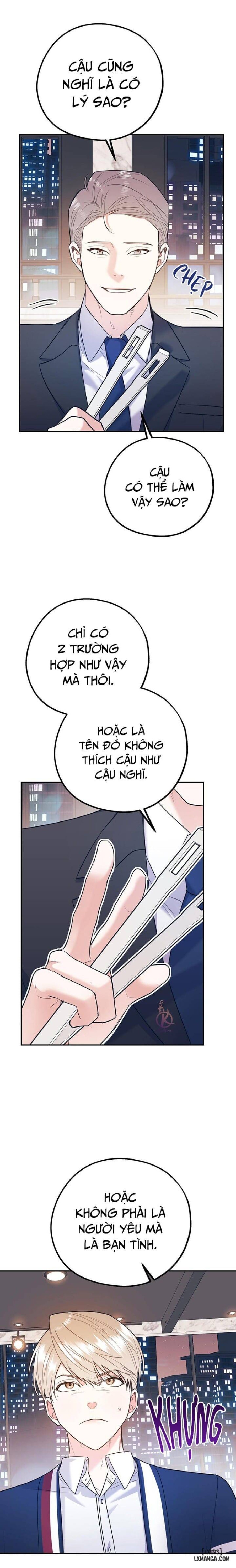 Tôi với cậu không thể như vậy được 