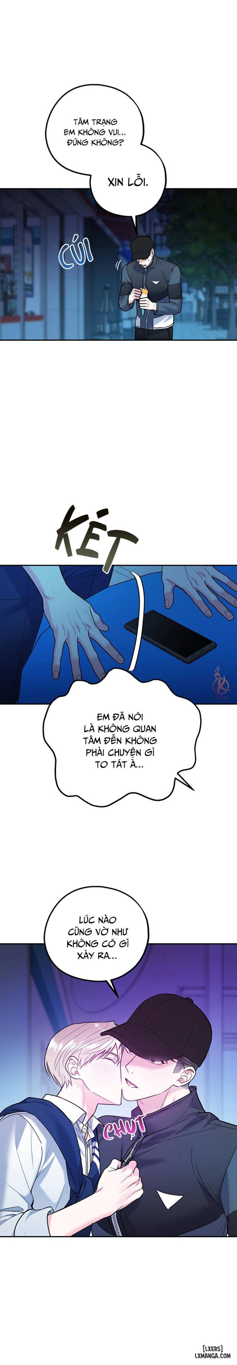 Tôi với cậu không thể như vậy được 