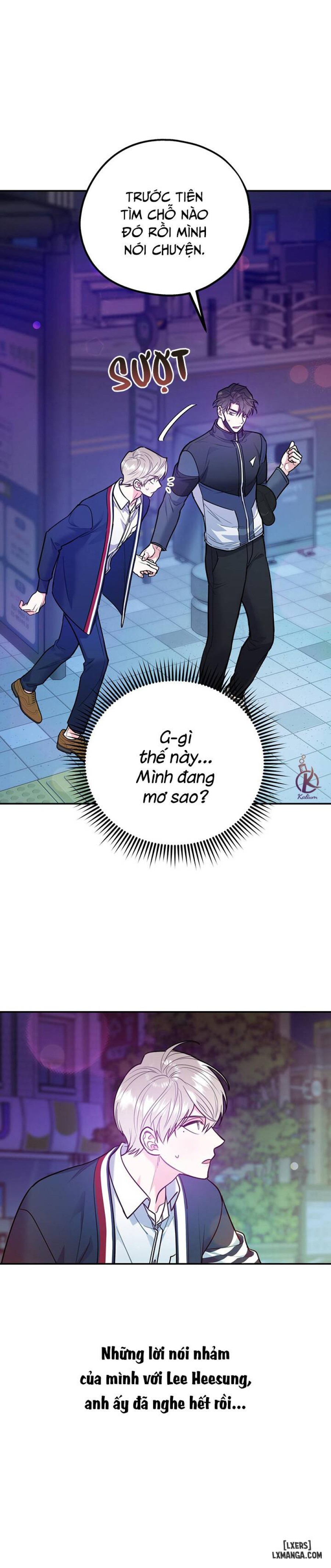 Tôi với cậu không thể như vậy được 