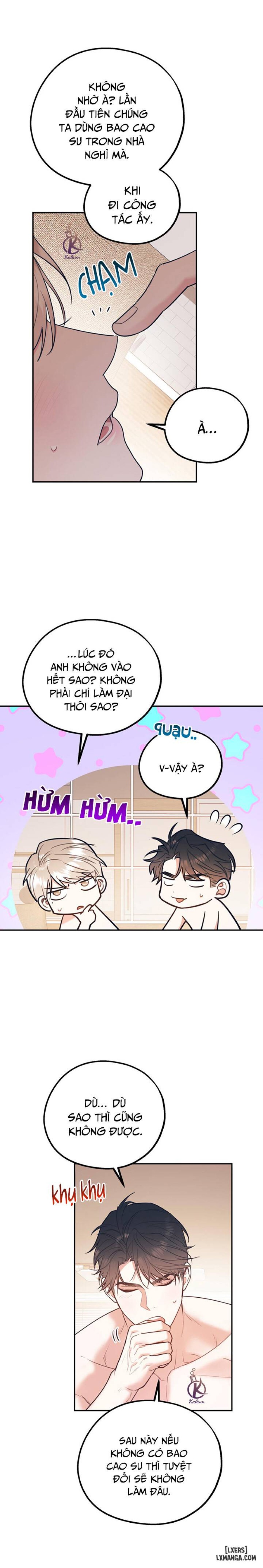 Tôi với cậu không thể như vậy được 