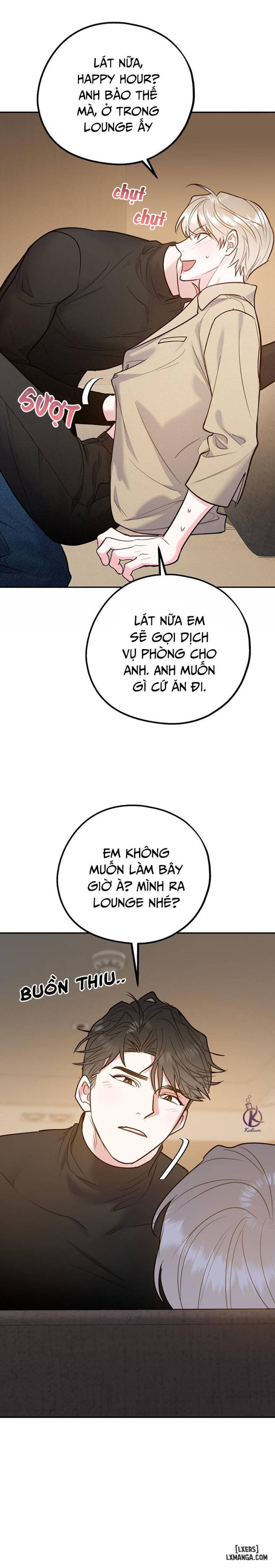Tôi với cậu không thể như vậy được 