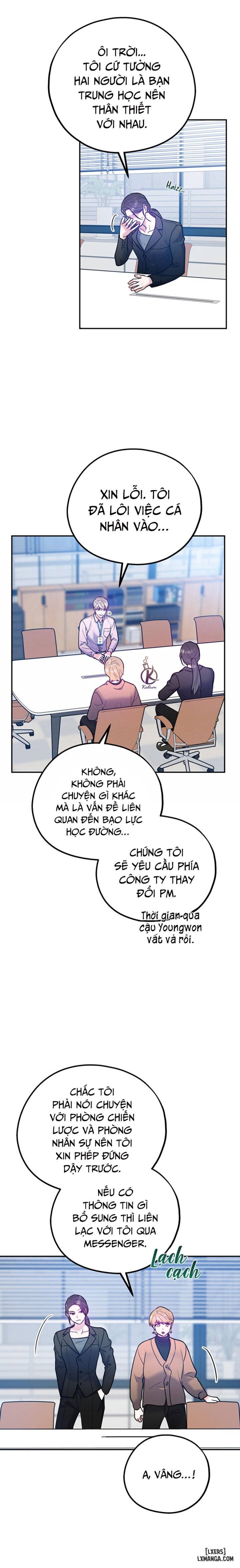 Tôi với cậu không thể như vậy được 