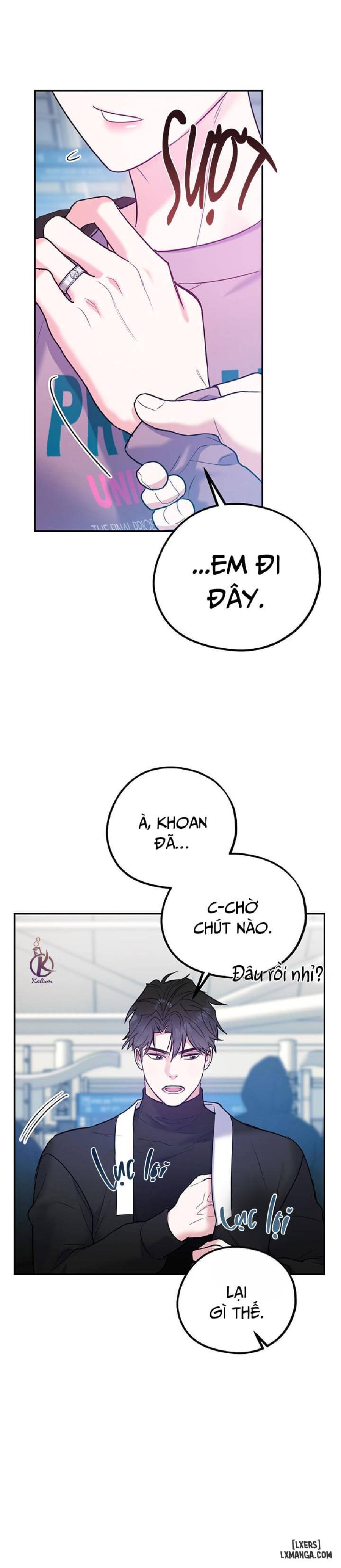 Tôi với cậu không thể như vậy được 
