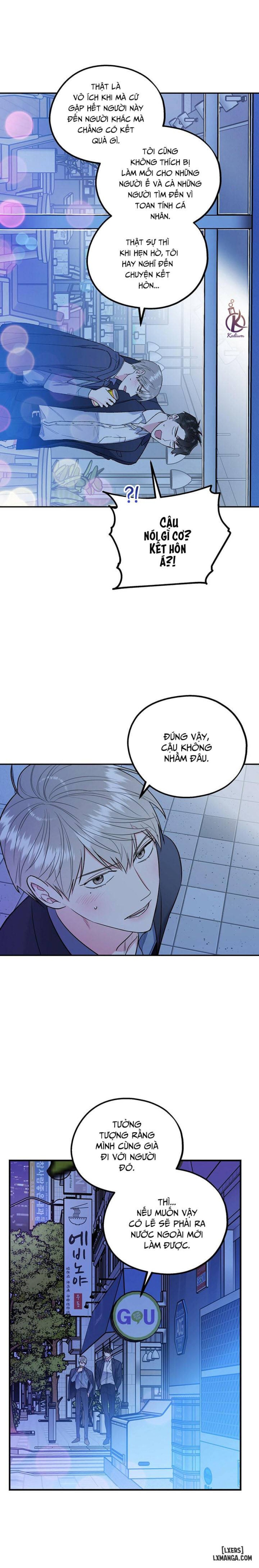 Tôi với cậu không thể như vậy được 