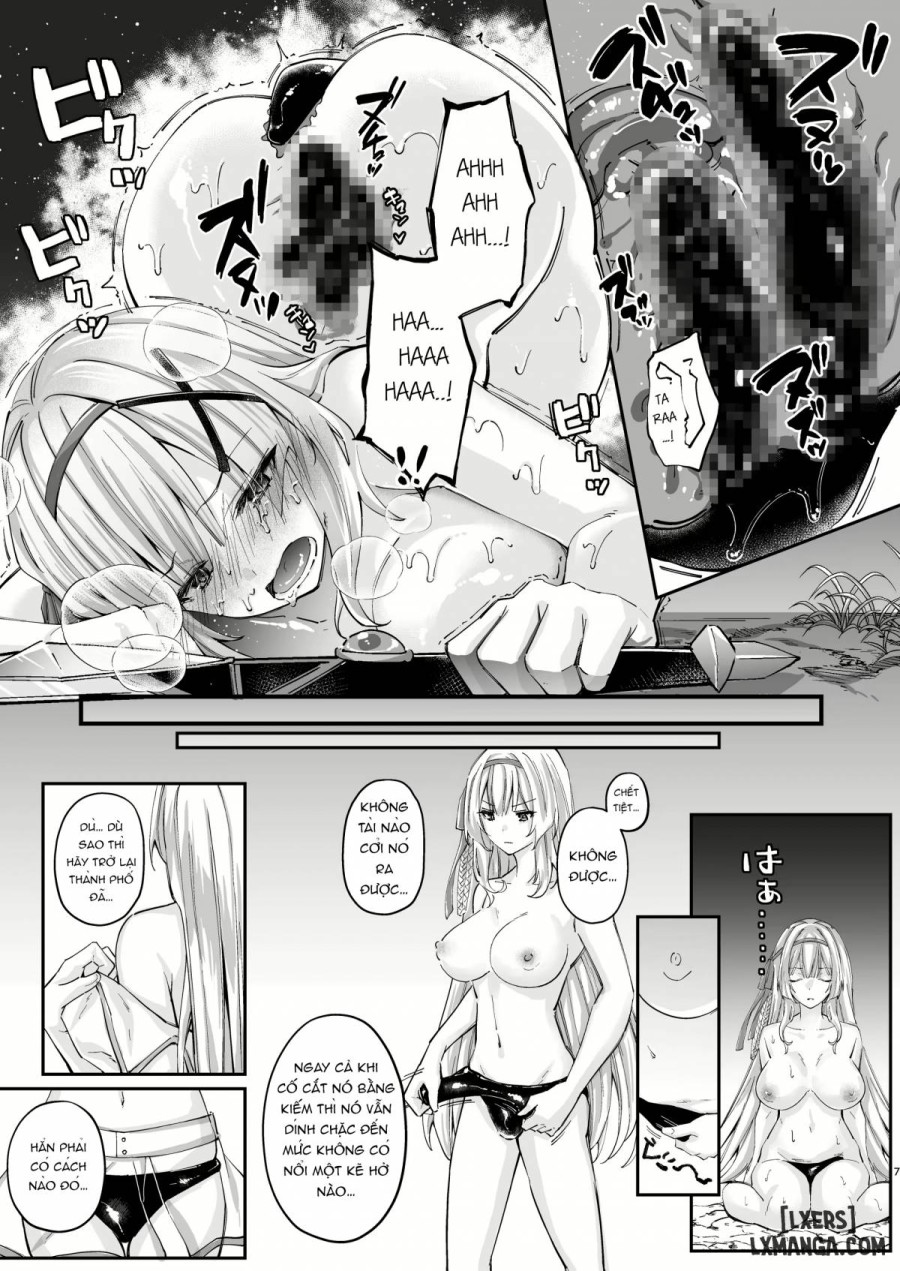Parasite Rubber - The Tale of a Princess Knight Parasitized by Black Rubber Tentacle Clothes 