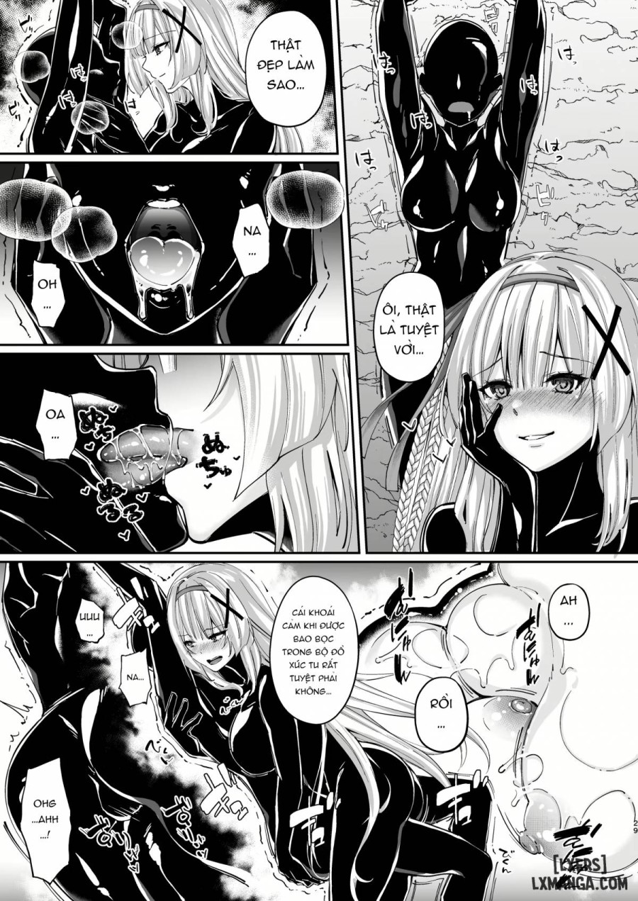 Parasite Rubber - The Tale of a Princess Knight Parasitized by Black Rubber Tentacle Clothes 