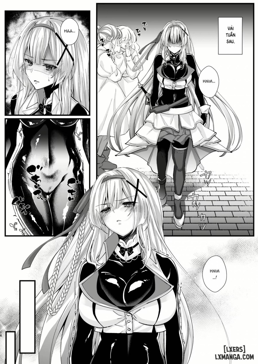 Parasite Rubber - The Tale of a Princess Knight Parasitized by Black Rubber Tentacle Clothes 