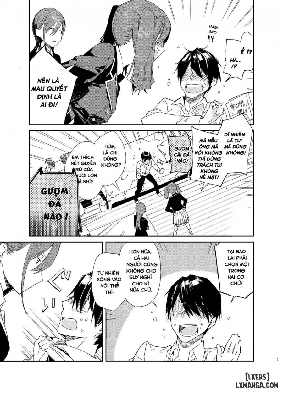 Kinjo no Tsuntsun Imouto to Muhyoujou Ane ni Semarare Ecchi 