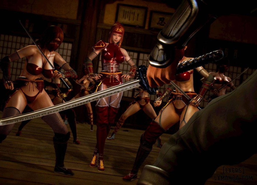 Kunoichi Female Fighter Ryona 