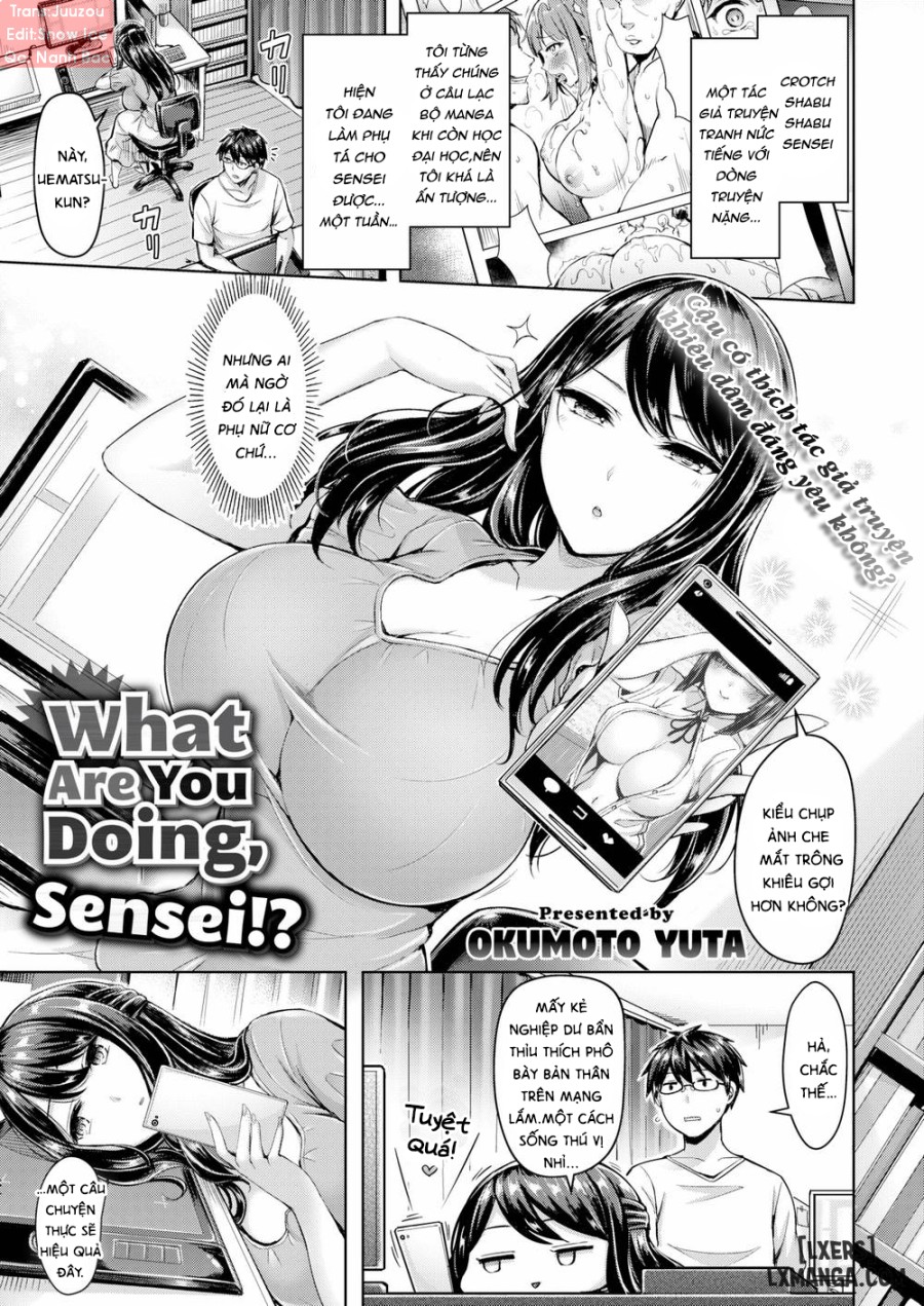 What Are You Doing, Sensei 