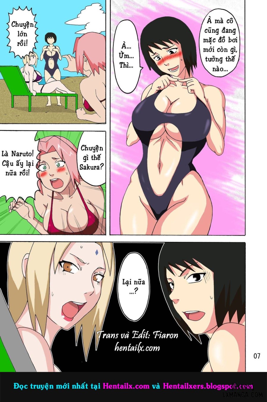 Tsunade's Obscene Beach 