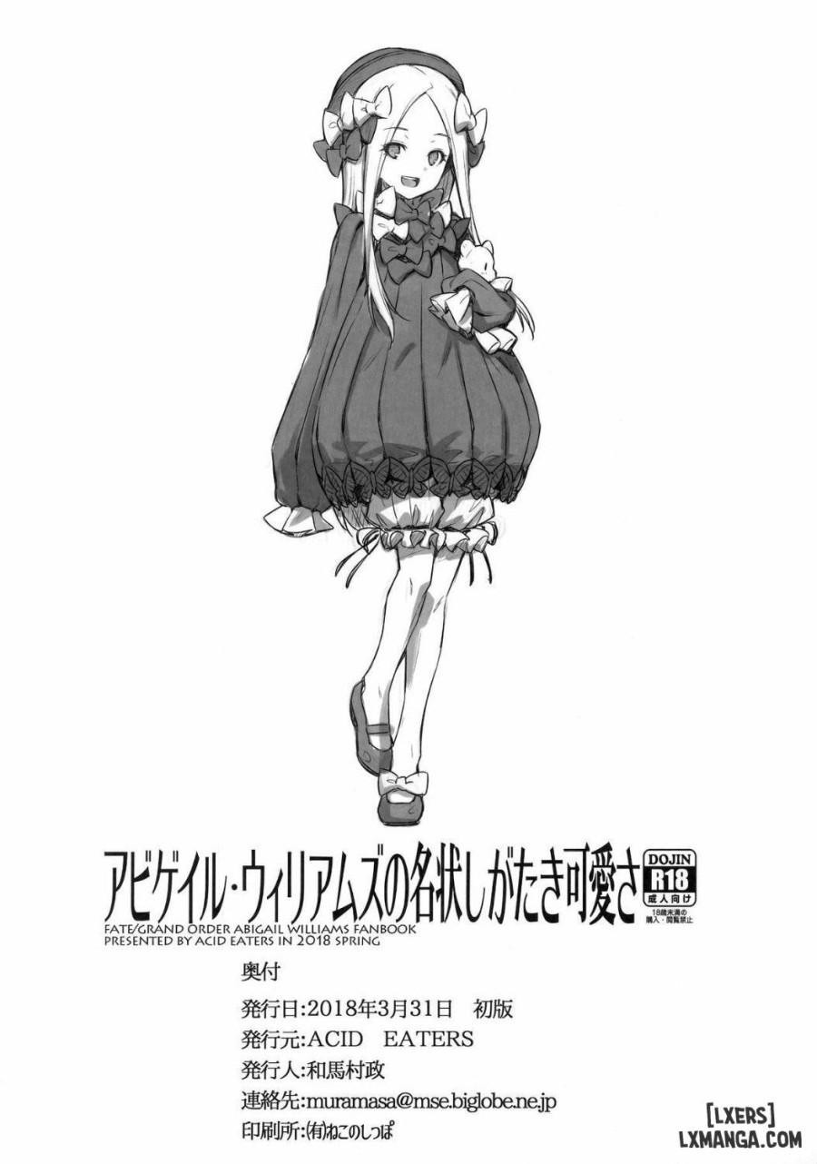 The Indescribable Cuteness of Abigail Williams 