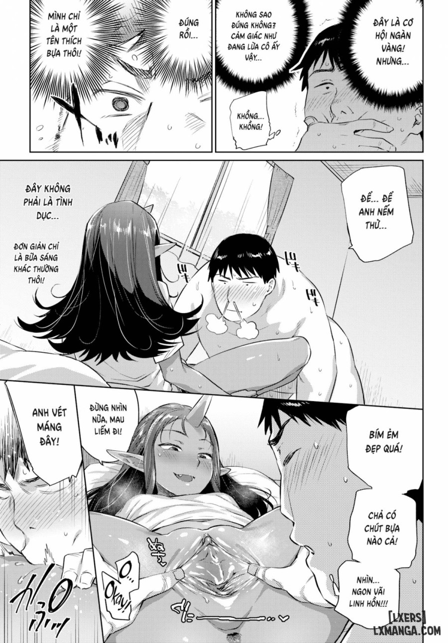 Sweating man and Akaname-san 