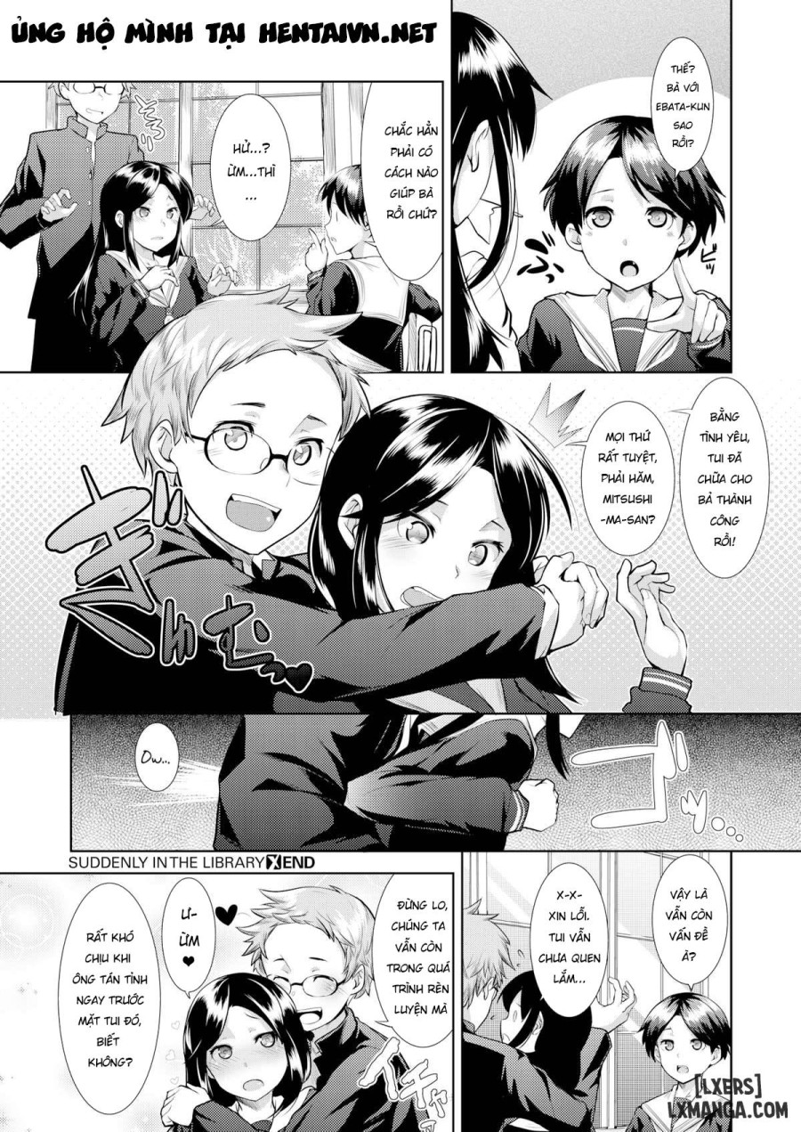 Suddenly in the library 
