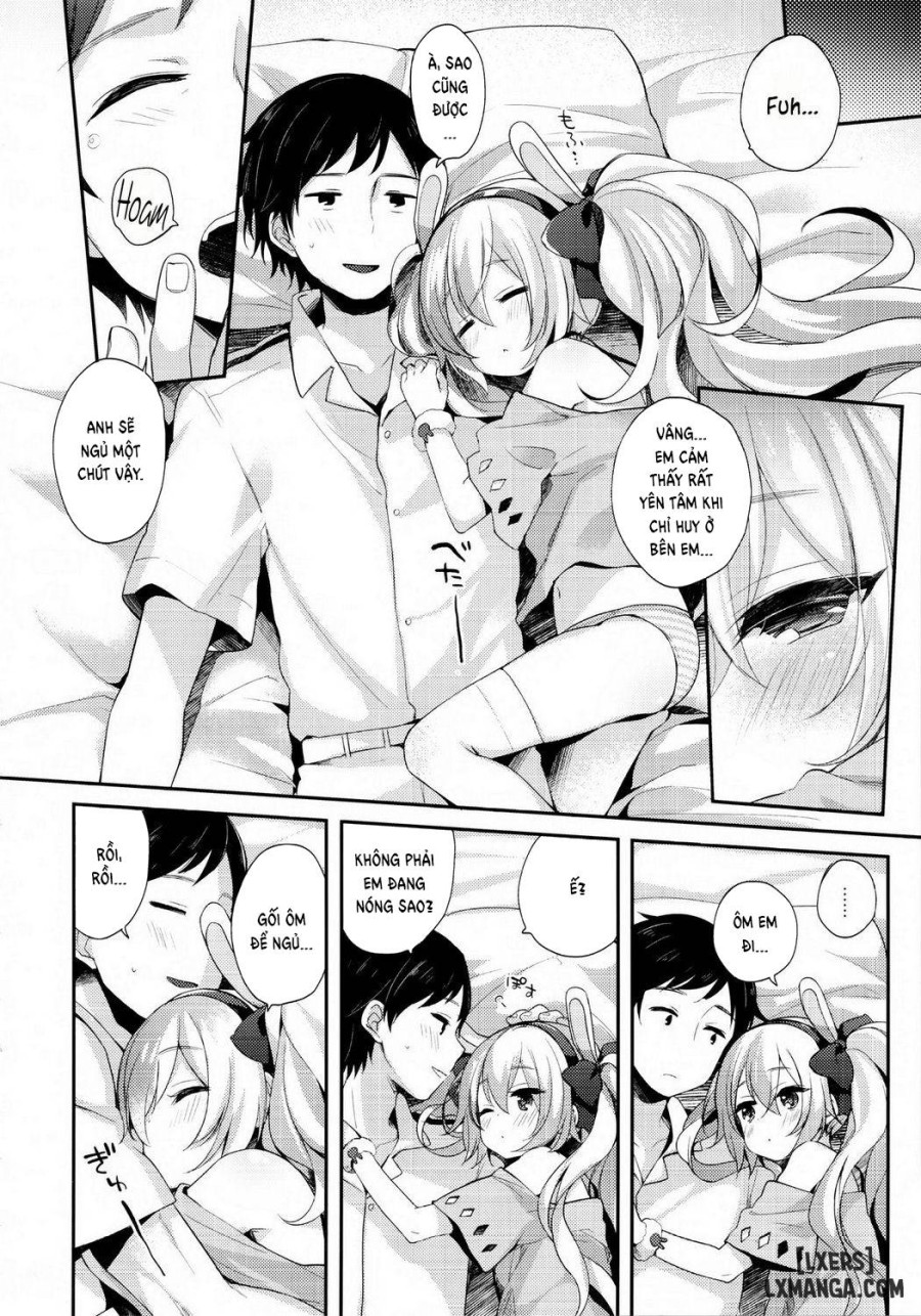 Shikikan, Kyou wa Atsui kara Laffey to Nenne... Shiyo 