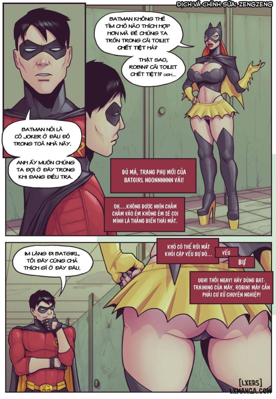 Ruined Gotham Batgirl Loves Robin 