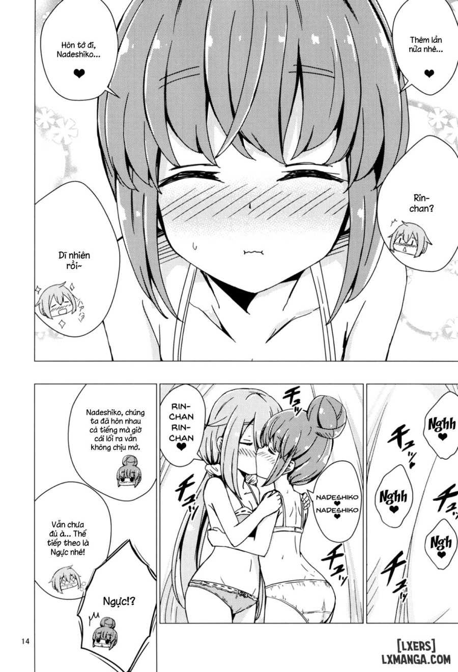 Sex Shinai to Derenai Tent ni Tojikomerareta NadeRin 