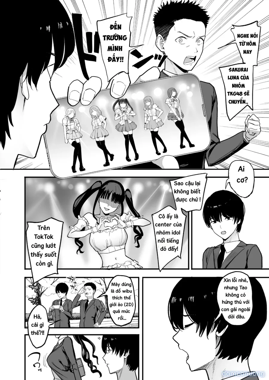 Chàng Otaku thích gái 2D Bị Nữ IDOL Ngực Bự Chuyển Trường Làm Cho Sa Ngã 