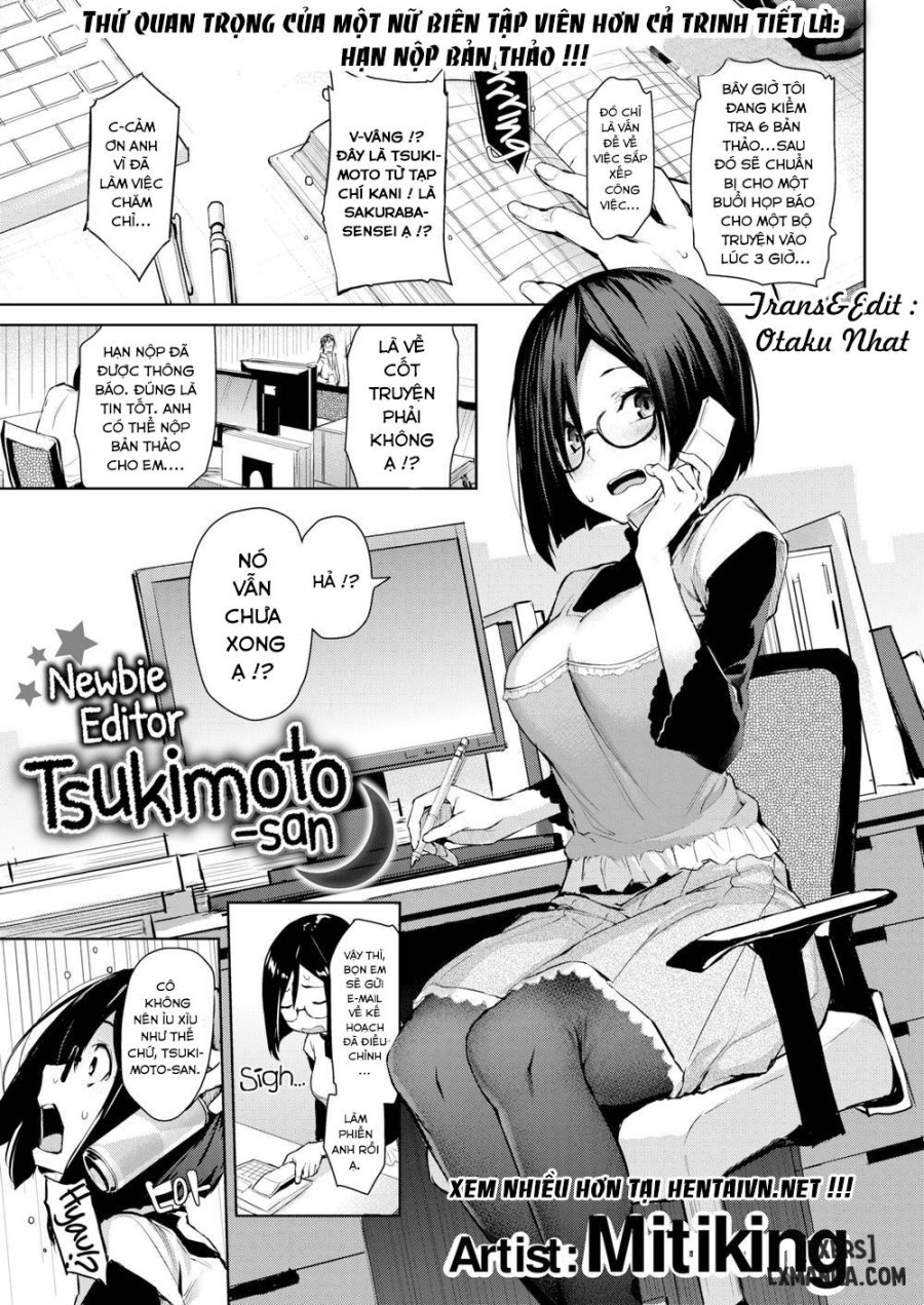 Newbie Editor Tsukimoto-san 