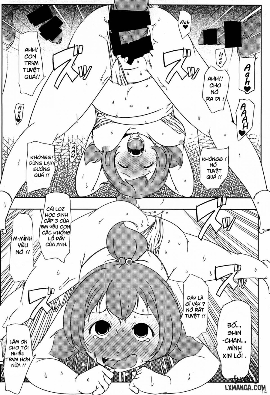 Mitsuba-tachi no Kyuushoku ni Biyaku o Irete Ahetoro Gakkyuu 