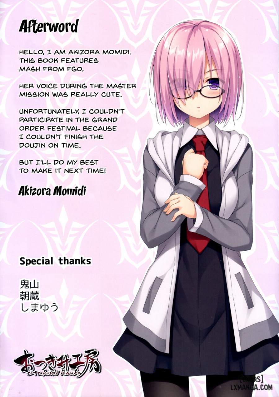 Mash to Himitsu no Tokkun 
