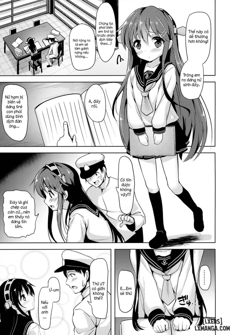 Loli Haruna Ga Teitoku No Seieki De Moto Ni Modoru Hon 